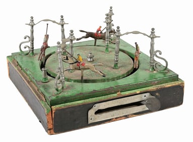 PRE-WAR FRENCH HORSE RACING TOY