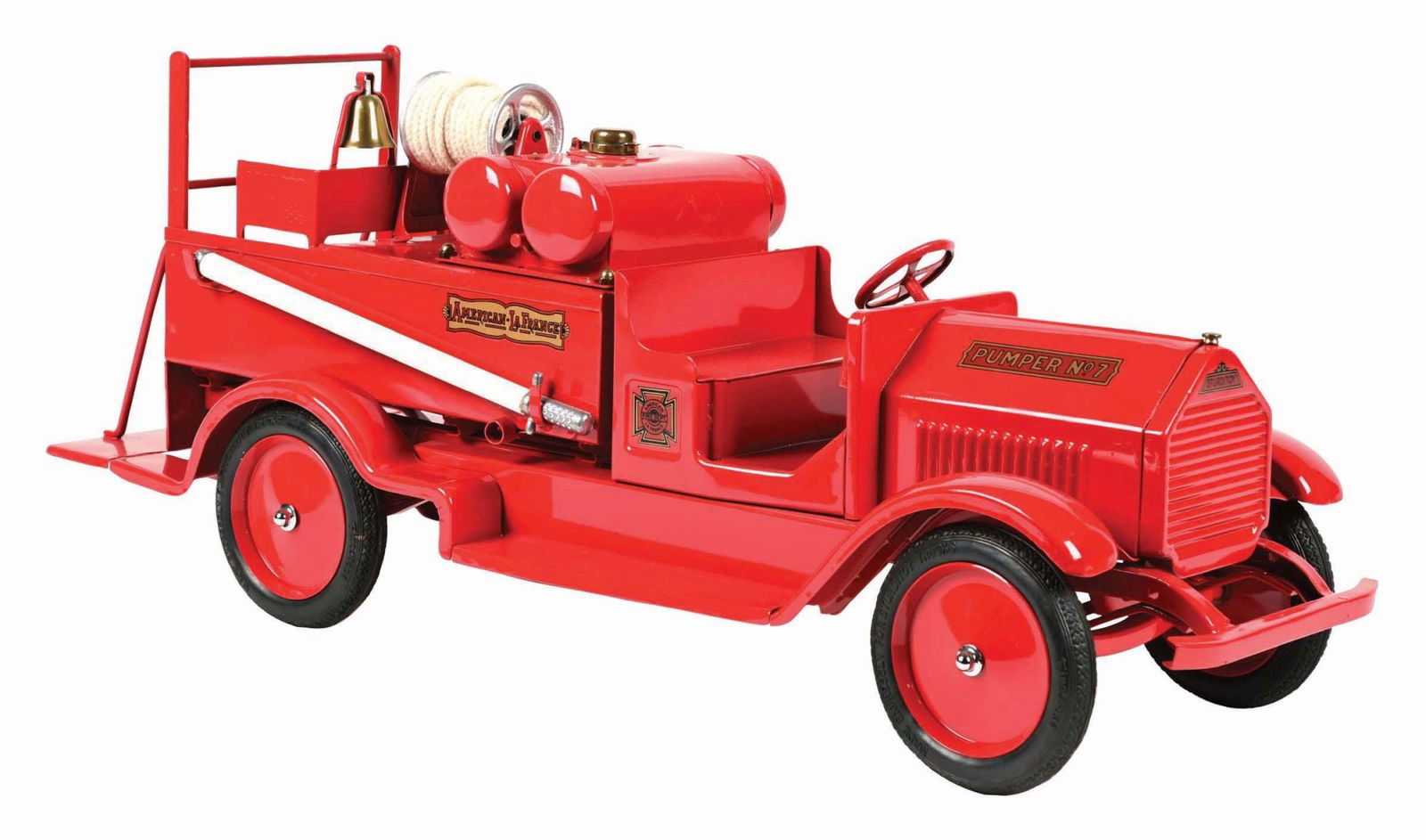 STURDITOY AMERICAN LA FRANCE PRESSED STEEL PUMPER NO.7 FIRE TRUCK (1 of 3)