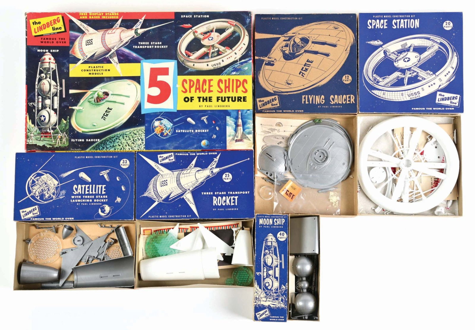 RARE LINDBERG SPACESHIPS OF THE FUTURE MODEL KIT (1 of 4)