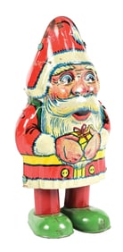 CHEIN TIN LITHO WIND-UP SANTA CLAUS WADDLER TOY