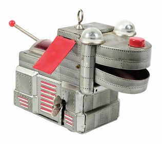 JAPANESE TIN LITHO WIND-UP 1950S SPACE DOG