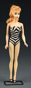 PONYTAIL BLONDE W/ ZEBRA BATHING SUITE #3 BARBIE