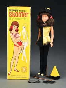 1956S BARBIE, SKIPPERS FRIEND SKOOTER IN BOX