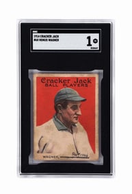 SCARCE 1914 HONUS WAGNER CRACKER JACK BASEBALL CARD