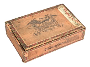 VINTAGE KOCH'S CHAMPIONS CIGAR BOX