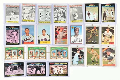 LOT OF 23: VARIOUS BASEBALL CARDS