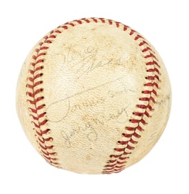 PITTSBURGH PIRATES TEAM SIGNED BASEBALL