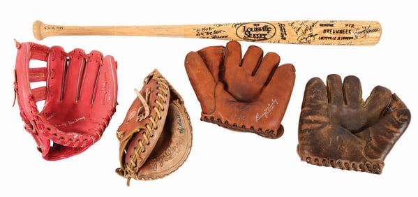 LOUISVILLE SLUGGER DREAM WEEK AUTOGRAPHED BASEBALL BAT