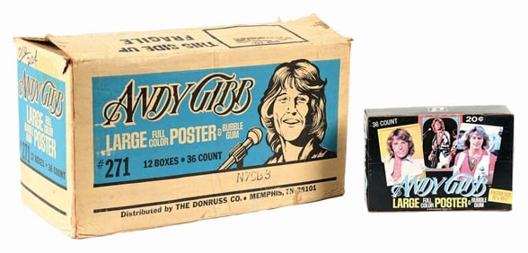 1978 DONRUSS ANDY GIBB BG'S POSTER CASE