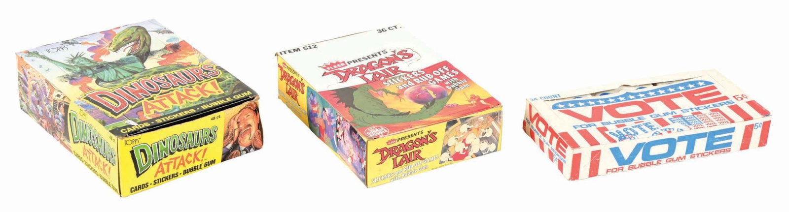 LOT OF 3: VARIOUS FLEER, TOPPS & DONRUSS NON-SPORT WAX BOXES (1 of 3)