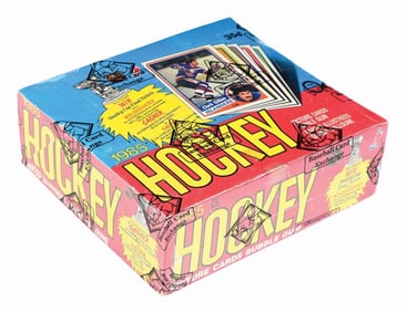 1984/85 HOCKEY O-PEE CHEE WAX BOX