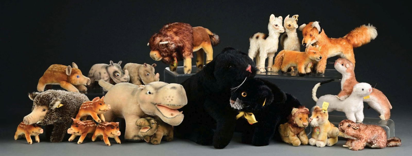 LARGE LOT OF 22: VINTAGE STEIFF ANIMALS (1 of 1)