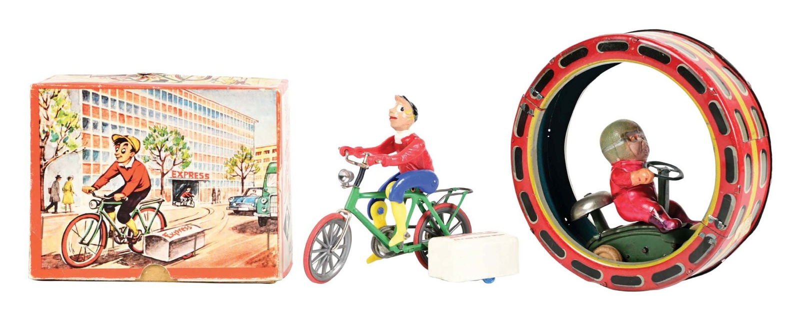 LOT OF 2: WIND-UP GERMAN & JAPANESE TOYS (1 of 3)