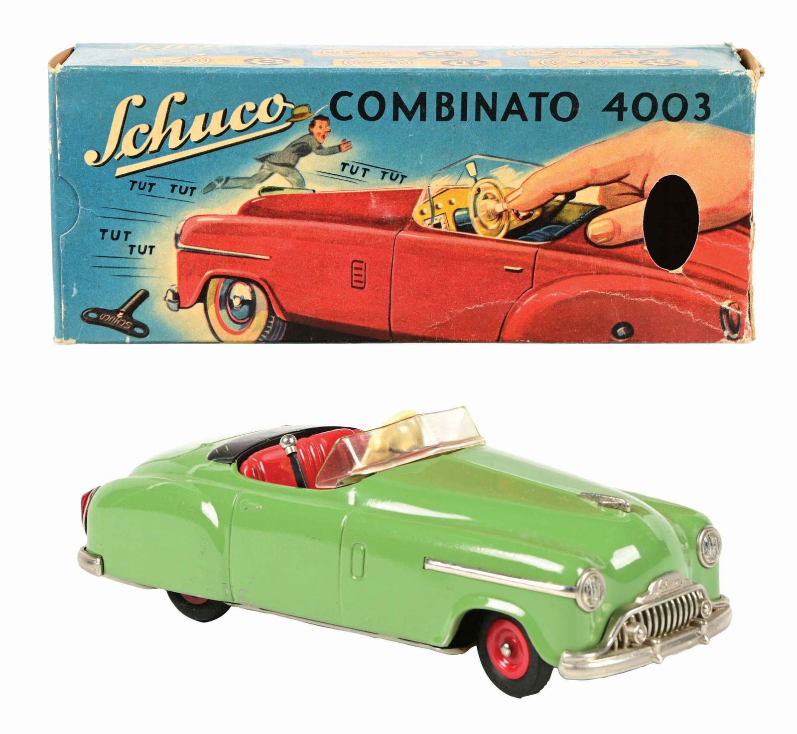 German Schuco Combinato Windup 4003 Car In Original Box Auction