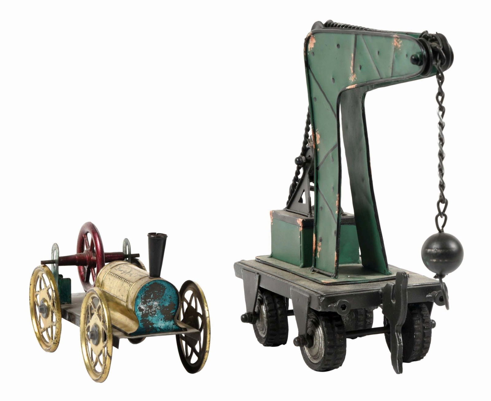 LOT OF 2: EUROPEAN TIN TOY & TRAIN ITEMS (1 of 3)