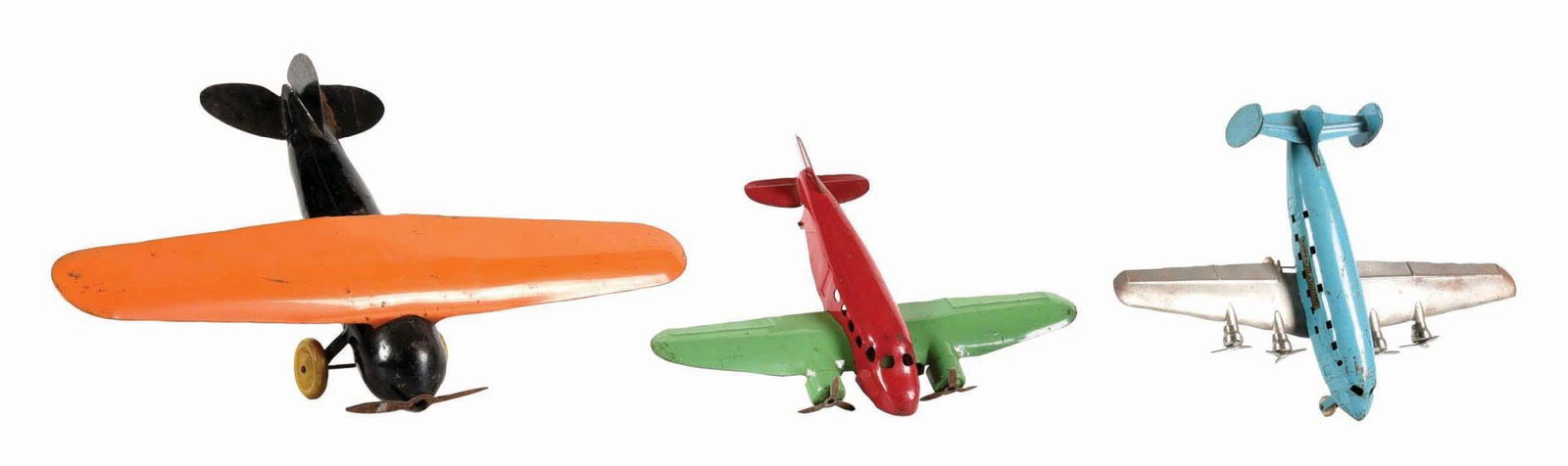 LOT OF 3: WYANDOTTE PRESSED STEEL AIRPLANES (1 of 3)