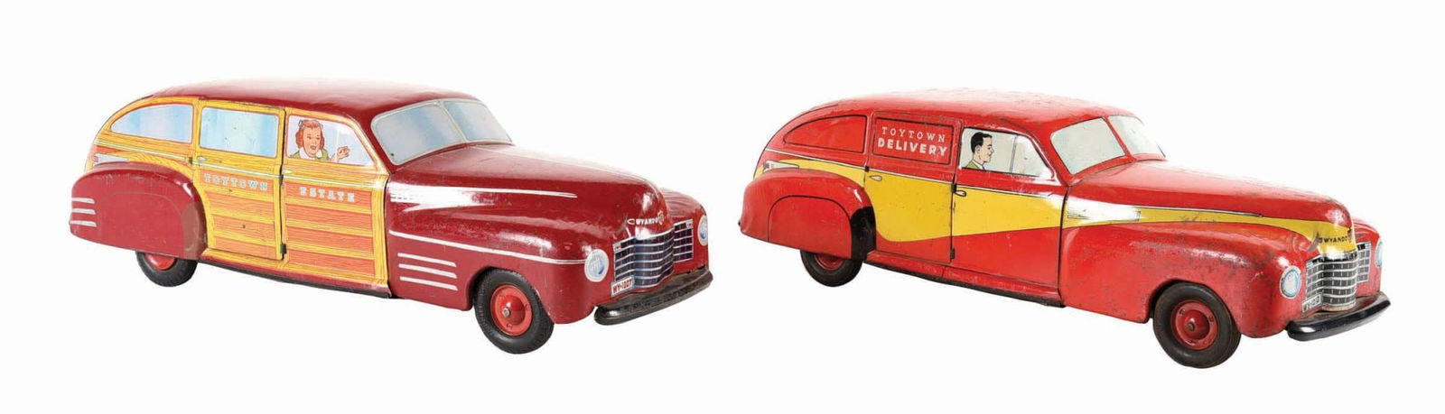 LOT OF 2: WYANDOTTE PRESSED STEEL AUTOMOBILES (1 of 3)