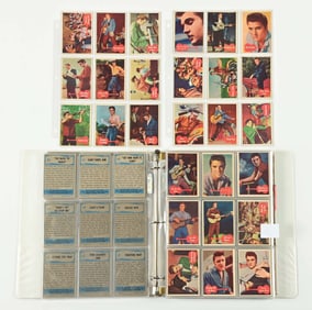 LOT OF 4: 1956 BUBBLES ELVIS PRESLEY COMPLETE CARD SETS