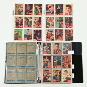LOT OF 4: 1956 BUBBLES ELVIS PRESLEY COMPLETE CARD SETS