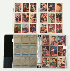 LOT OF 4: 1956 BUBBLES ELVIS PRESLEY COMPLETE CARD SETS