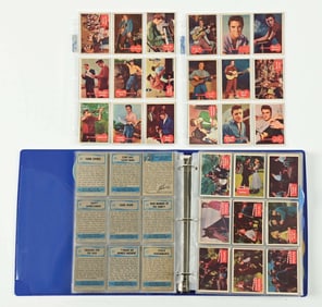 LOT OF 4: 1956 BUBBLES ELVIS PRESLEY COMPLETE CARD SETS