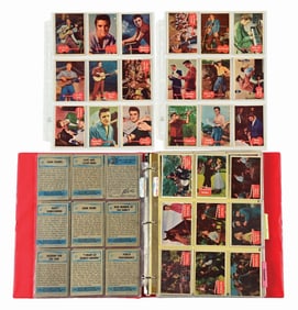 LOT OF 3: 1956 BUBBLES ELVIS PRESLEY COMPLETE CARD SETS