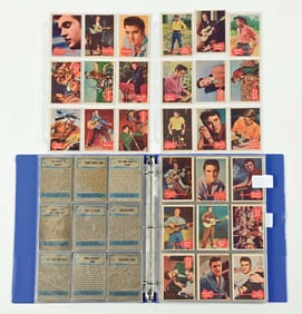 LOT OF 3: 1956 BUBBLES ELVIS PRESLEY COMPLETE CARD SETS