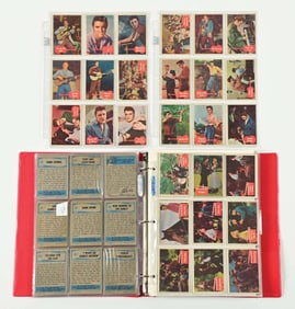 LOT OF 3: 1956 BUBBLES ELVIS PRESLEY COMPLETE CARD SETS