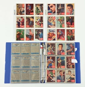 LOT OF 3: 1956 BUBBLES ELVIS PRESLEY COMPLETE CARD SETS