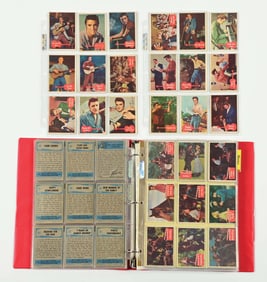 LOT OF 3: 1956 BUBBLES ELVIS PRESLEY COMPLETE CARD SETS