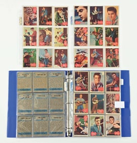 LOT OF 3: 1956 BUBBLES ELVIS PRESLEY COMPLETE CARD SETS