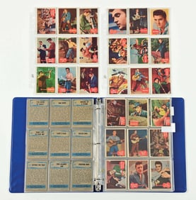 LOT OF 3: 1956 BUBBLES ELVIS PRESLEY COMPLETE CARD SETS
