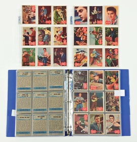 LOT OF 3: 1956 BUBBLES ELVIS PRESLEY COMPLETE CARD SETS
