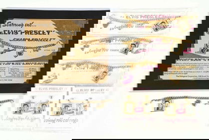 LOT OF 7: VARIOUS ELVIS PRESLEY MEMORABILIA ITEMS