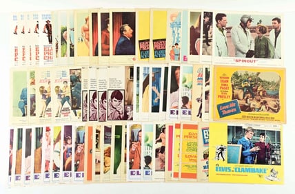 COLLECTION OF APPROX. OVER 50 VARIOUS LOBBY CARDS FROM ELVIS PRESLEY MOVIES