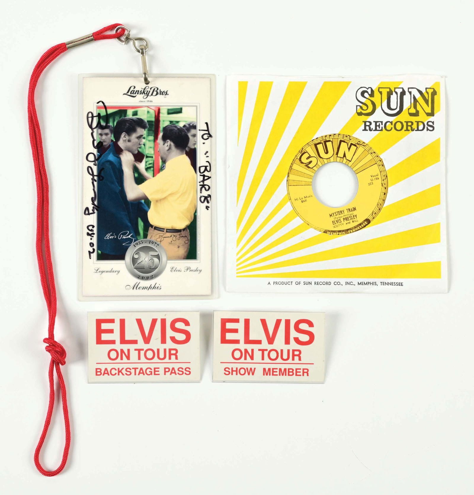LOT OF 4: VARIOUS VINTAGE & NEWER ELVIS PRESLEY MEMORABILIA (1 of 2)