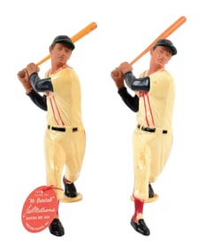 LOT OF 2: 1960S HARTLAND HALL OF FAMER TED WILLIAMS FIGURES