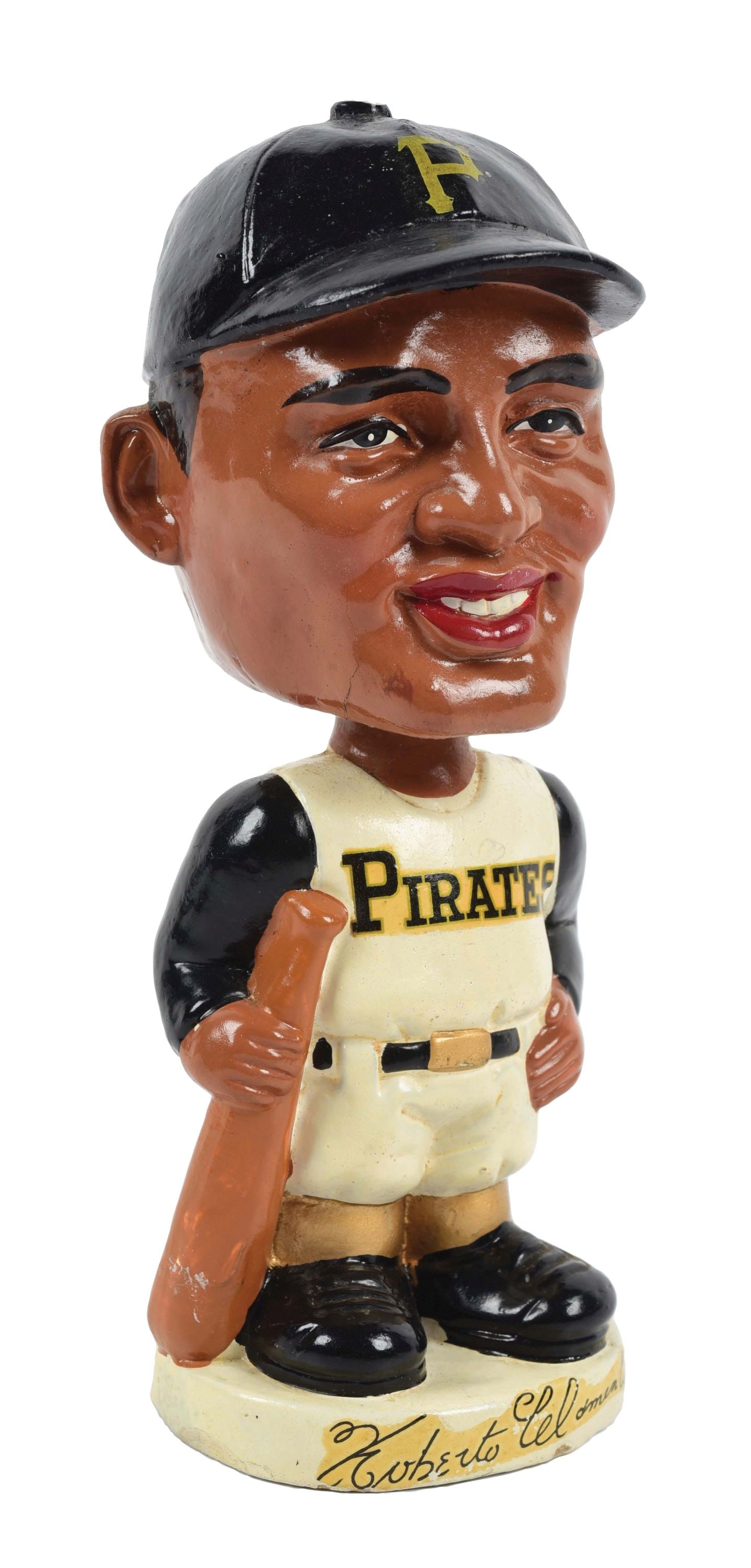 ROBERTO CLEMENTE PITTSBURGH PIRATES BASEBALL NODDER - VINTAGE 1960S (1 of 7)