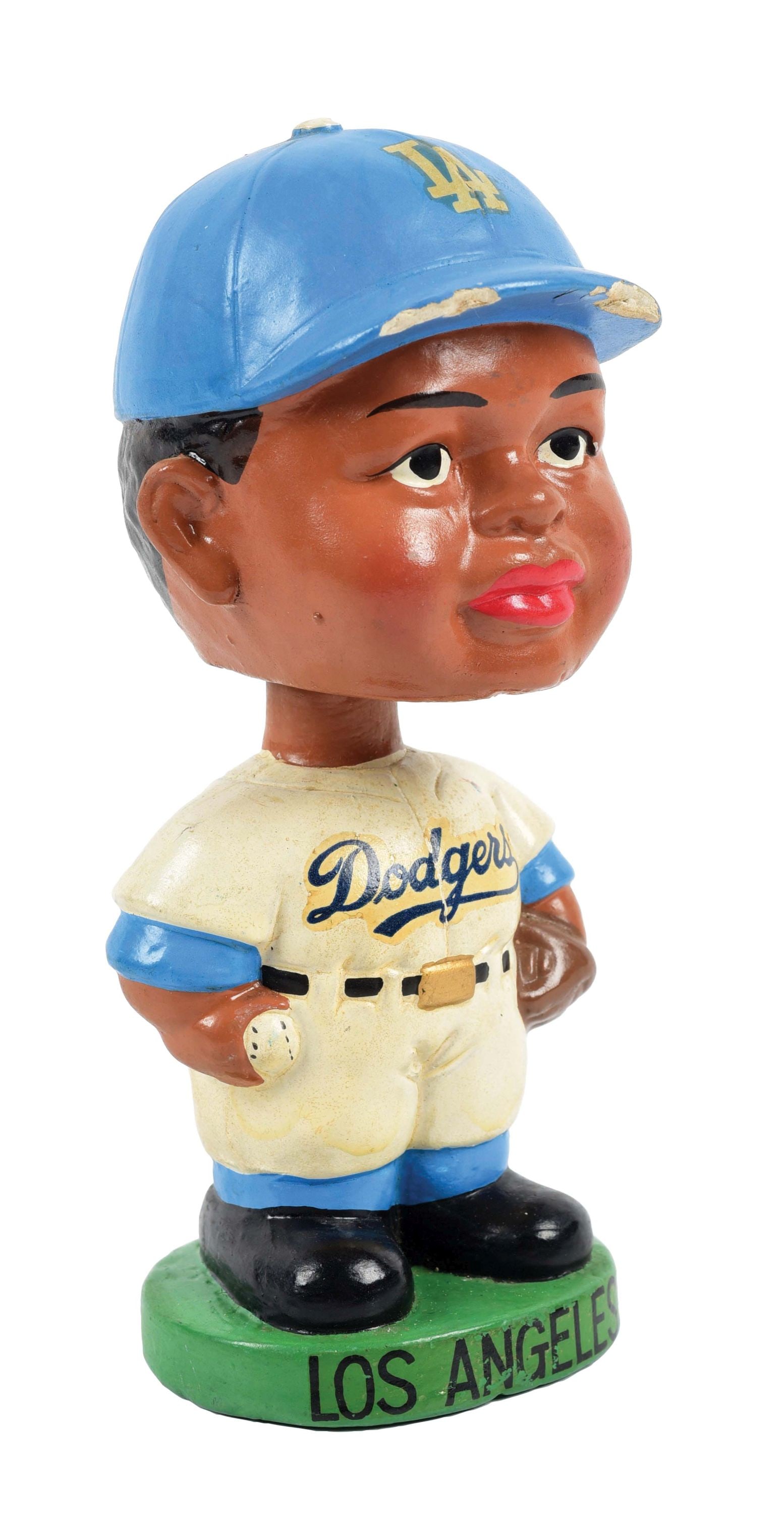 LOS ANGELES DODGERS BLACKFACE NODDER VINTAGE 1960S (1 of 6)