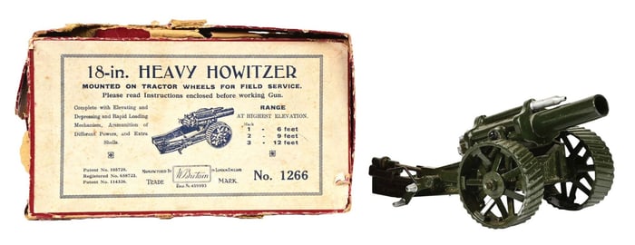 ENGLISH BRITAIN 18" HEAVY HOWITZER IN ORIGINAL BOX