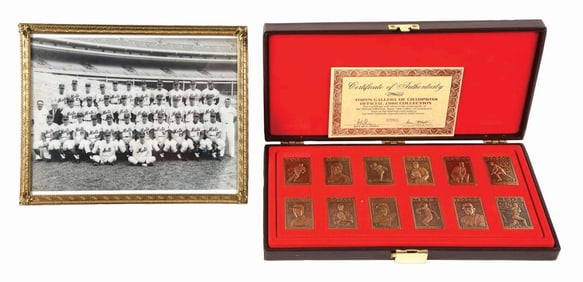 LOT OF 2: BASEBALL MEMORABILIA ITEMS