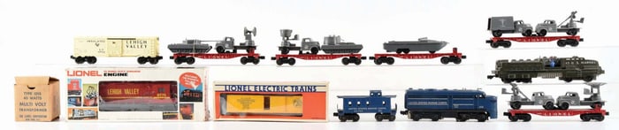 LARGE LOT OF LIONEL POST-WAR & MPC TRAINS