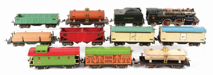 LOT OF 11: LOINEL STANDARD GAUGE TRAINS