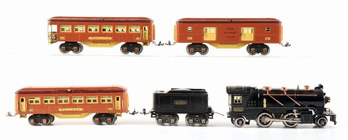 LOT OF 5: LIONEL 262 W/ 615, 614 & 613 CARS