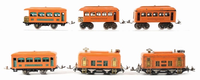 LOT OF 6: LIONEL PRE-WAR TRAINS