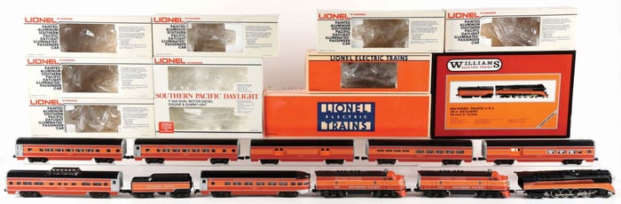 LOT OF 11: LIONEL SOUTHERN PACIFIC TRAINS