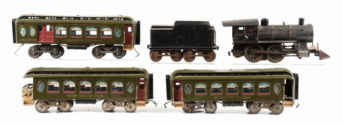 LOT OF 5: LIONEL NO. 6 LOCOMOTIVE W/ 18191 CARS