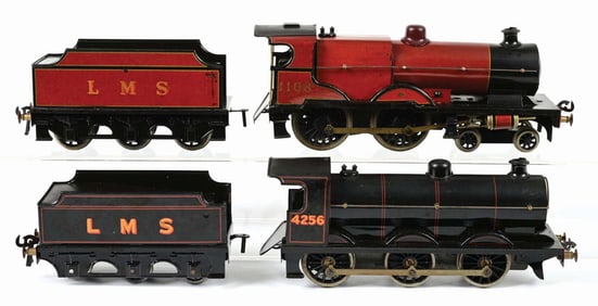 LOT OF 2: O GAUGE ENGLISH HORBY ENGINES W/ MATCHING TENDERS