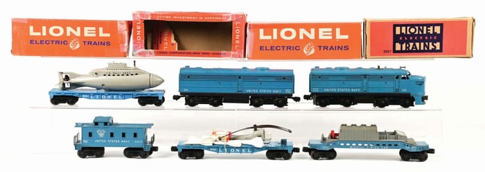 LIONEL POST-WAR UNITED STATES NAVY TRAIN SET