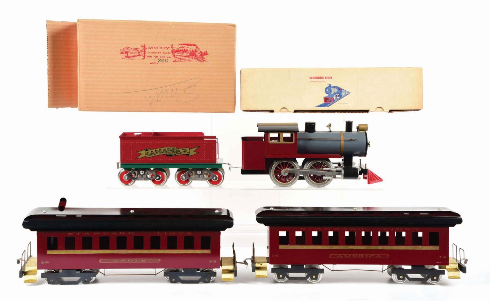 MCCOY STANDARD GAUGE TRAINS (1 of 2)
